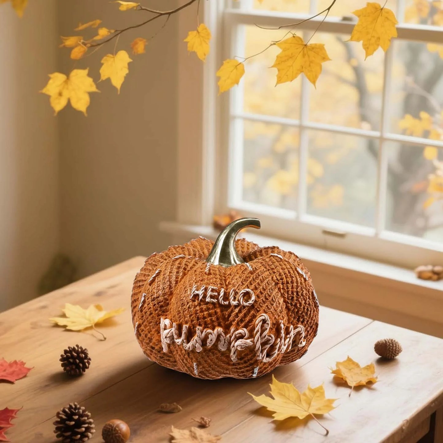 Autumn Pumpkin Home Decor: Elegant Fall Decorations for Thanksgiving Celebrations
