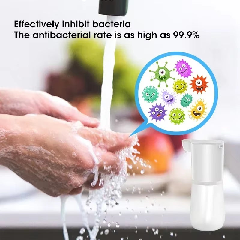 Automatic Soap Dispenser Soap Foam Dispenser Smart Sensor Soap Dispenser Contactless USB Charging 350Ml Hand Sanitizer Machine
