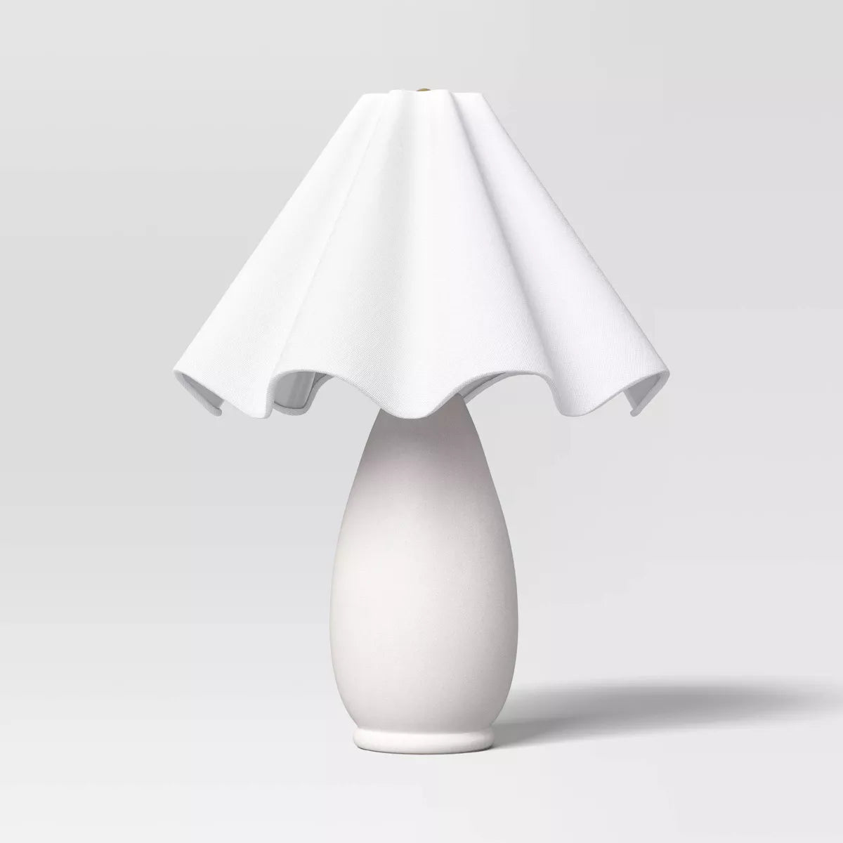 Wavy Shade Table Collection with Ceramic Base - Threshold