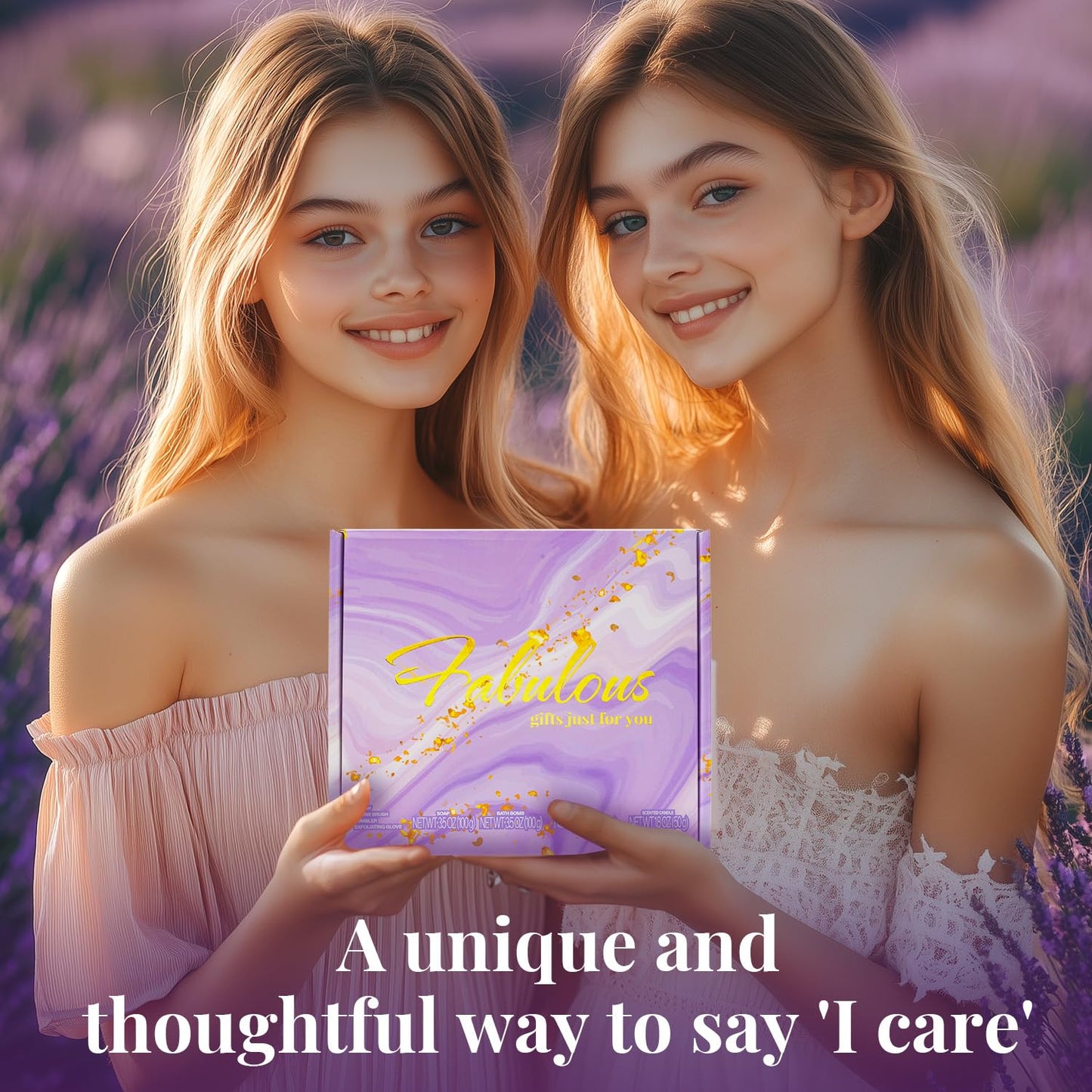 Lavender Bath and Body Gift Set with Insulated Tumbler - Thoughtful Self-Care Gifts for Women, Ideal for Birthdays and Mother's Day