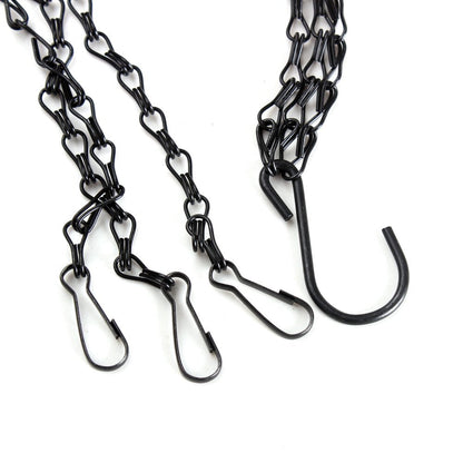 20-Inch Hanging Basket Chain Replacement Set - 4 Pack for Flower and Plant Pots