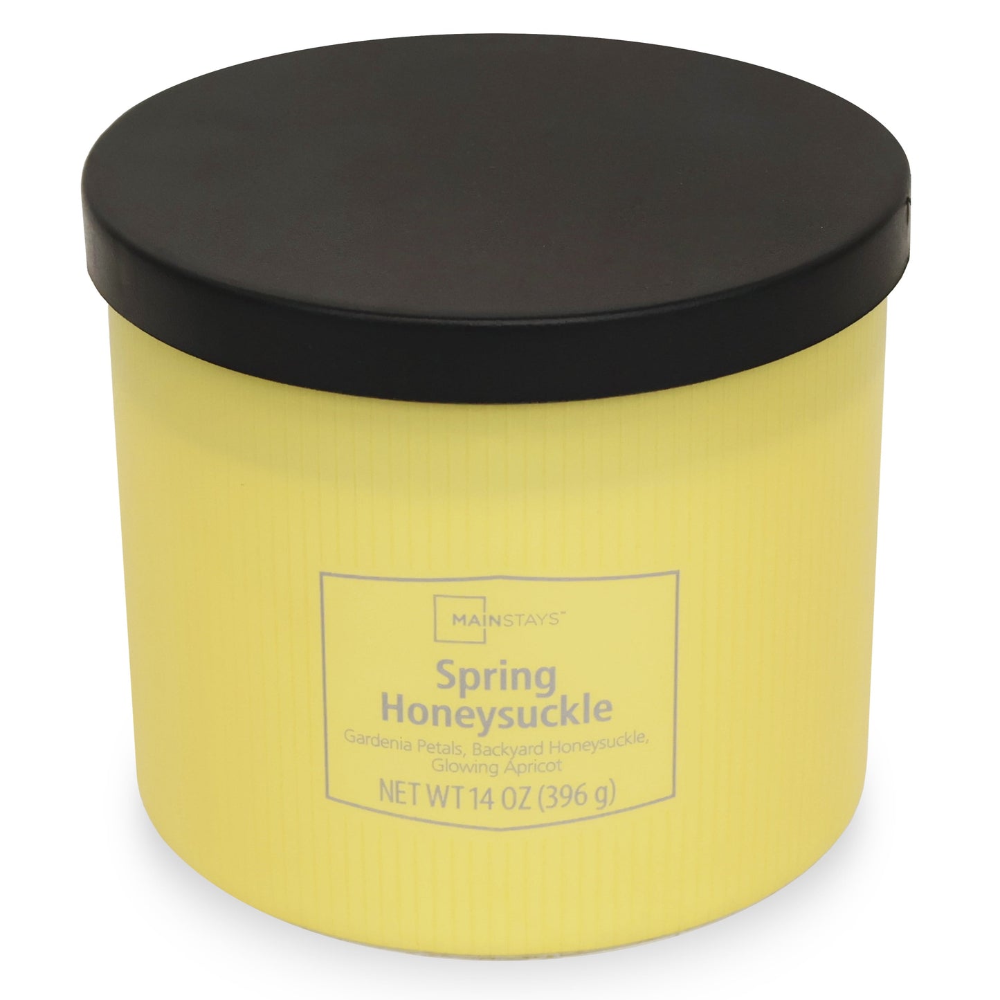 Textured 3-Wick Candle with Spring Honeysuckle Scent, 14 Oz