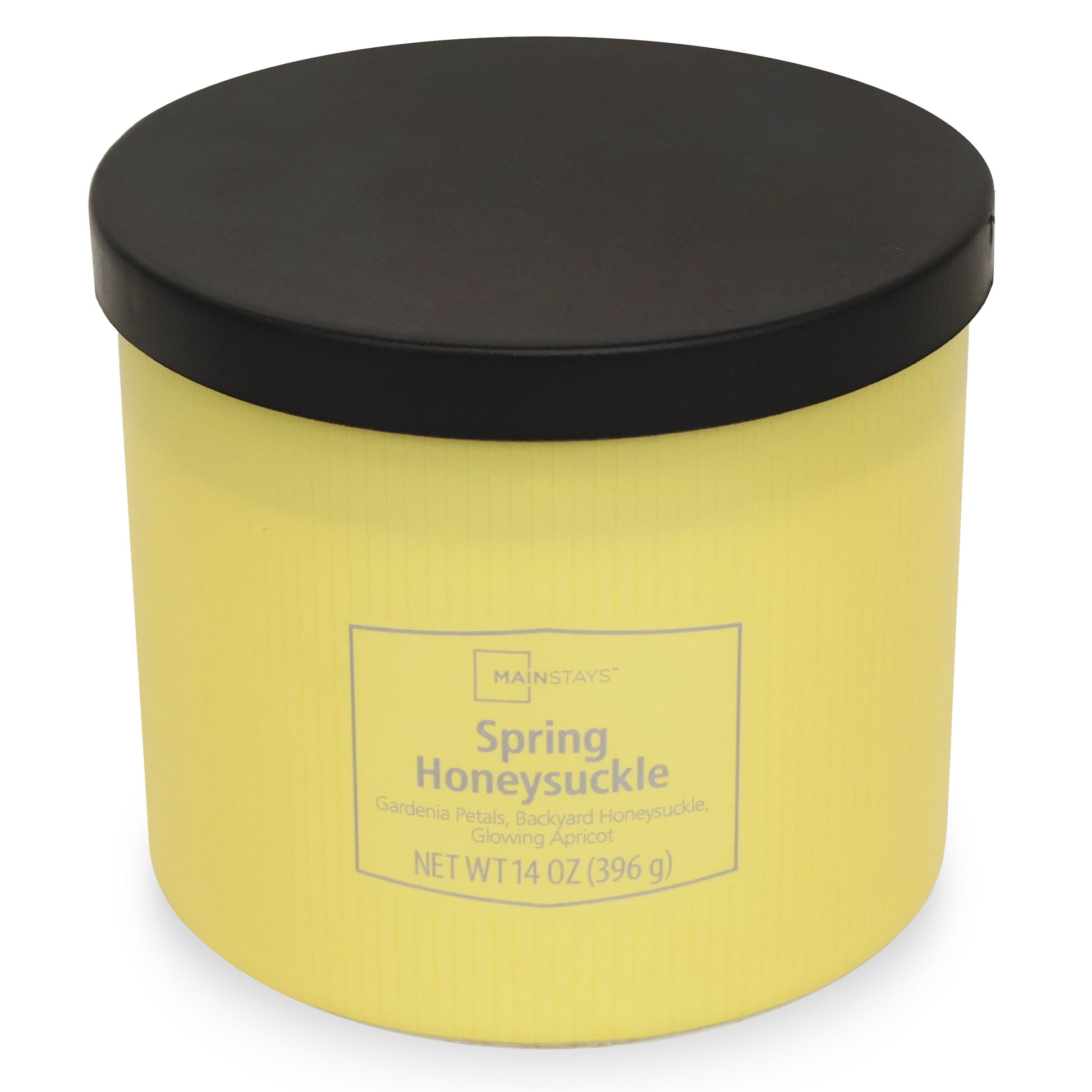 Textured 3-Wick Candle with Spring Honeysuckle Scent, 14 Oz