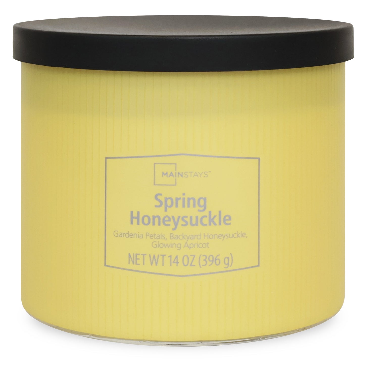 Textured 3-Wick Candle with Spring Honeysuckle Scent, 14 Oz