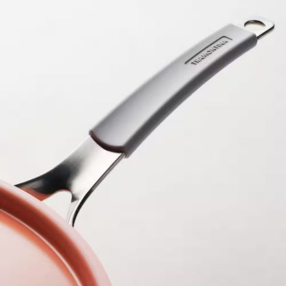 5-Quart Aluminum Ceramic Nonstick All-in-One Plus Pan in Persimmon
