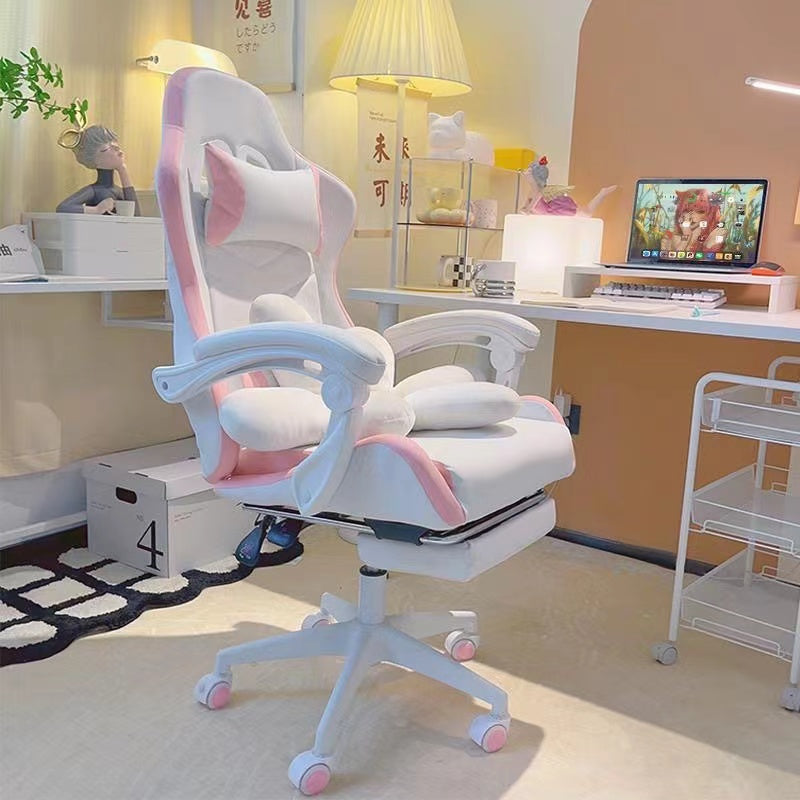 Charming and Cozy Gaming Chair for Girls - Perfect for Comfort and Style