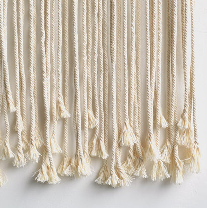 Handcrafted Macrame Wall Hanging for Bohemian Weddings - Cotton Wall Art Decor, 42" x 35