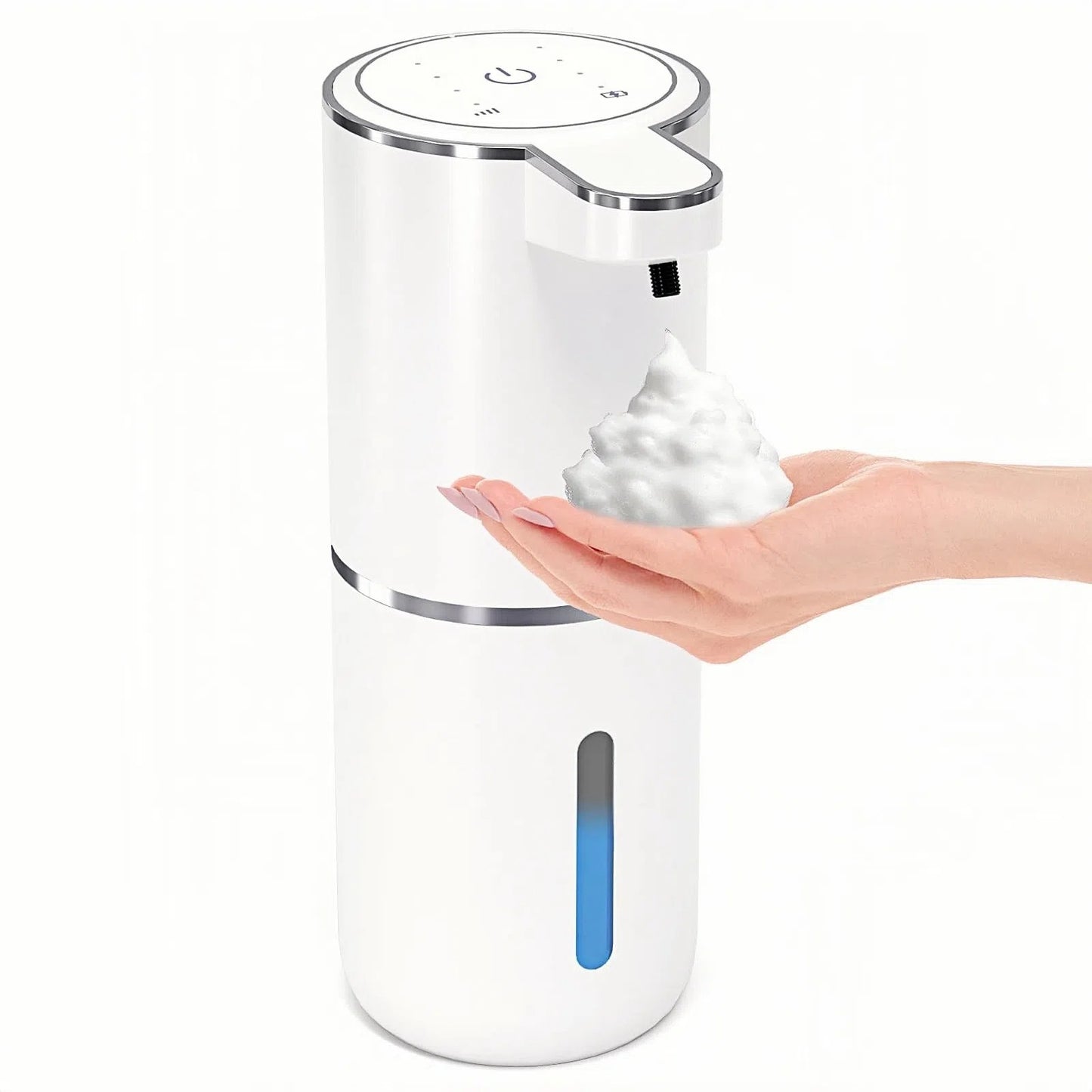 1-2 Pack Automatic Soap Dispenser, Foaming Soap Dispenser for Bathroom & Kitchen
