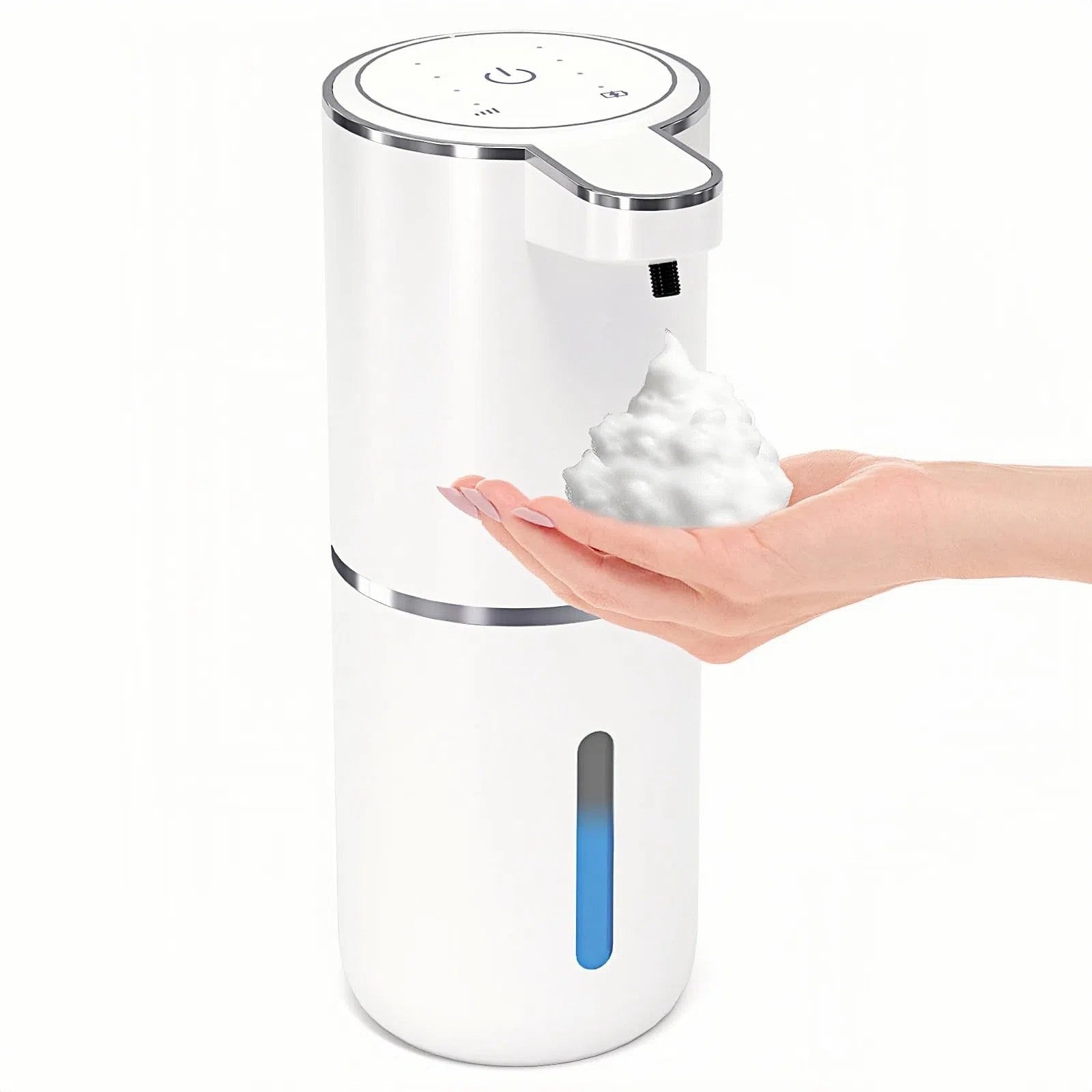 1-2 Pack Automatic Soap Dispenser, Foaming Soap Dispenser for Bathroom & Kitchen