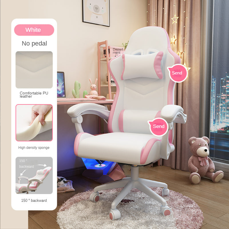 Charming and Cozy Gaming Chair for Girls - Perfect for Comfort and Style