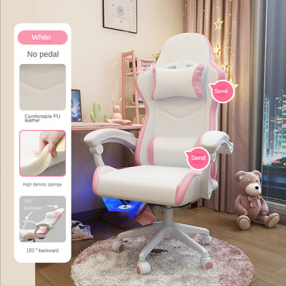 Charming and Cozy Gaming Chair for Girls - Perfect for Comfort and Style