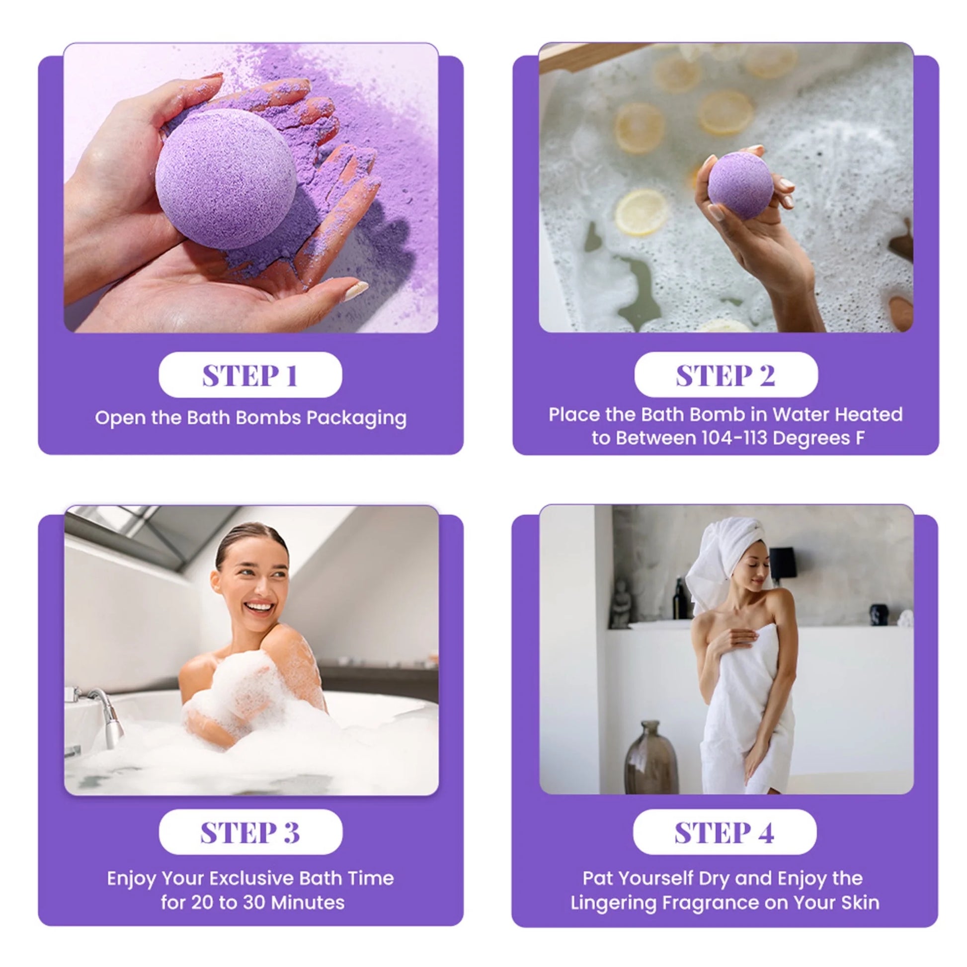 Bath Bombs Gift Set for Women Relaxing - 10 X 3.5Oz Lavender Scent Fizzies Bath Set, Mothers Day Birthday Gifts for Her
