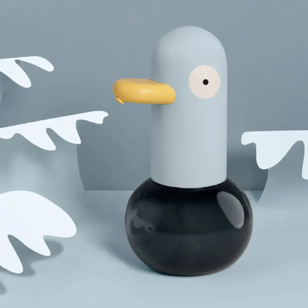 Cute Duck Automatic Foaming Soap Dispenser Touchless Dish Soap Dispenser Hands Free Auto Soap Dispenser for Kitchen Bathroom