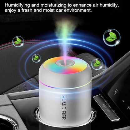 Mini USB Aroma Diffuser and Humidifier - Essential Oil Purifier with Cool Mist for Home and Bedroom