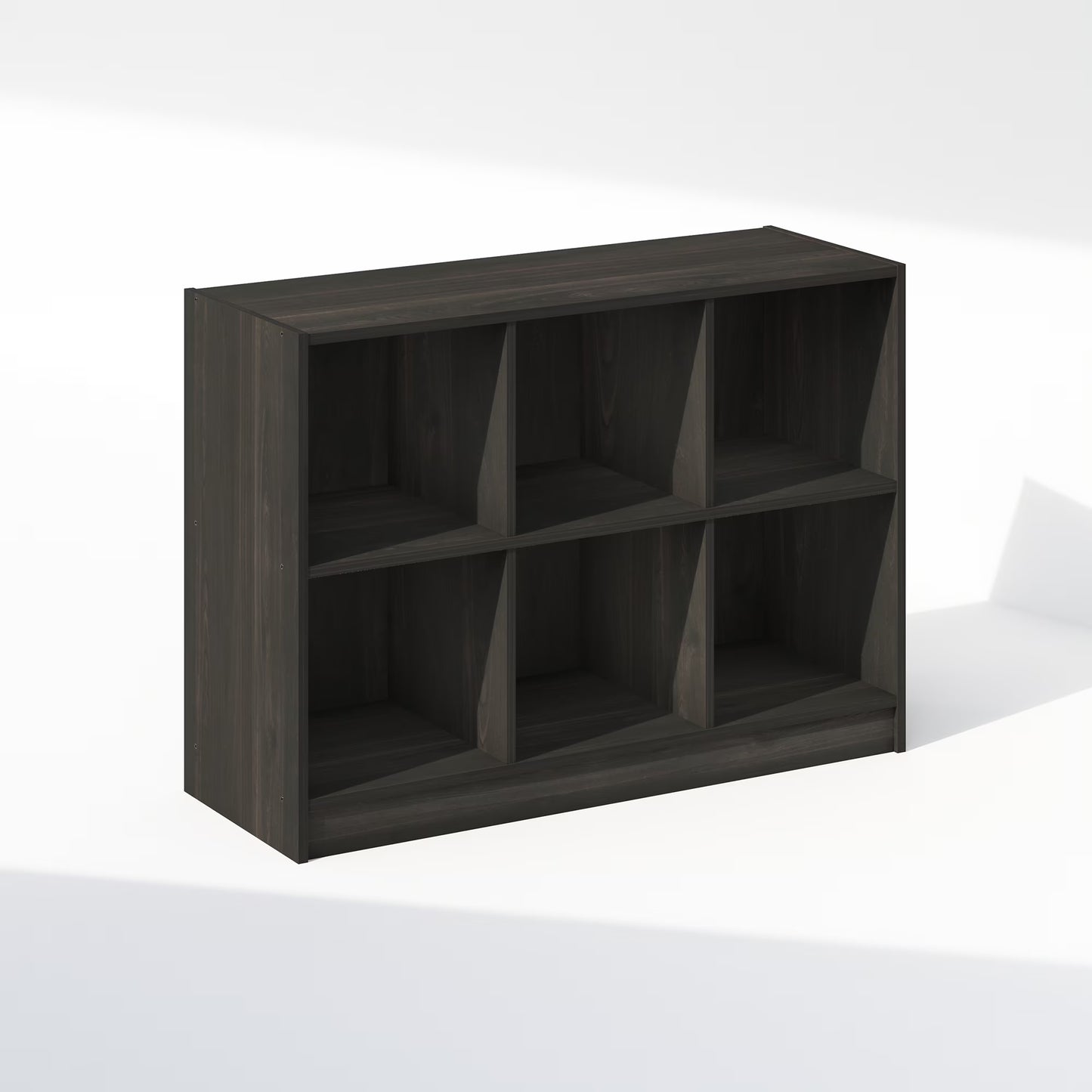Basic 3X2 Cube Organizer Shelf Storage, Bookcase, Espresso