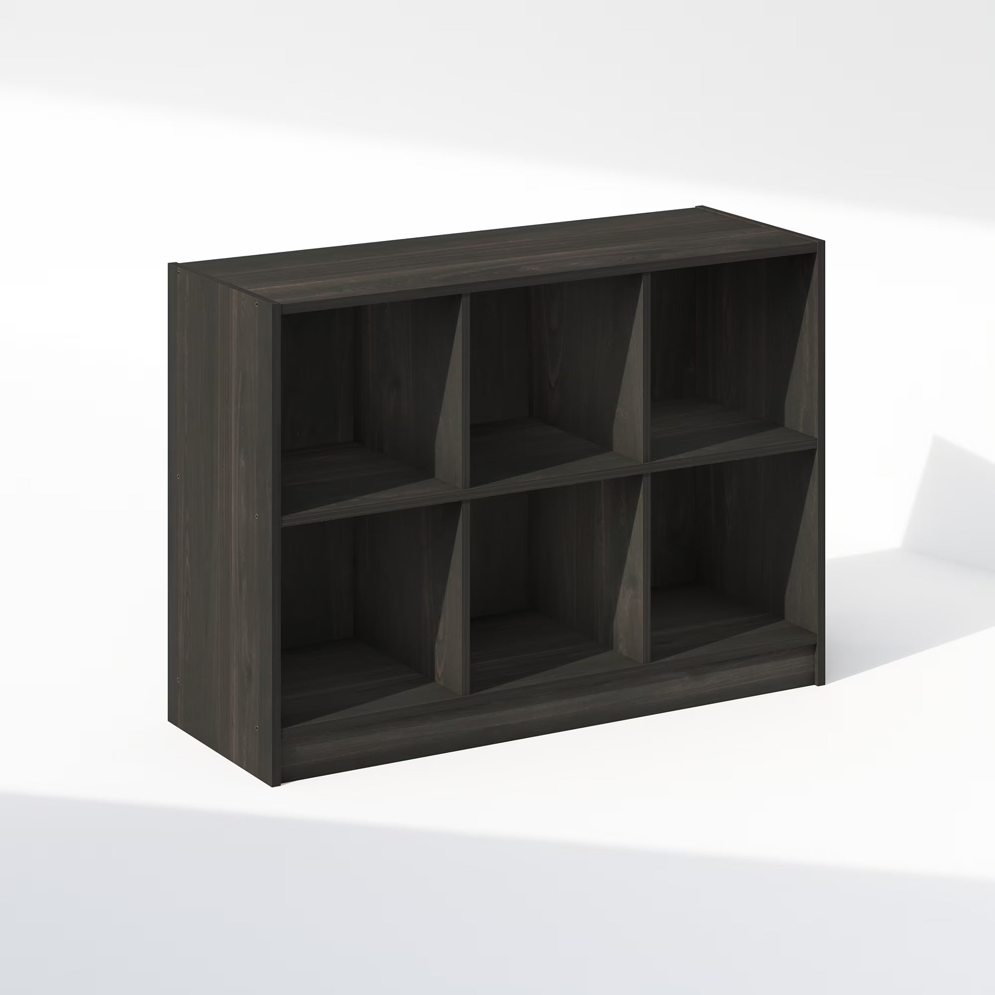 Basic 3X2 Cube Organizer Shelf Storage, Bookcase, Espresso