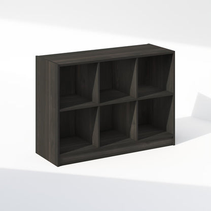 Basic 3X2 Cube Organizer Shelf Storage, Bookcase, Espresso