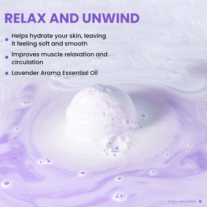 Bath Bombs Gift Set for Women Relaxing - 10 X 3.5Oz Lavender Scent Fizzies Bath Set, Mothers Day Birthday Gifts for Her
