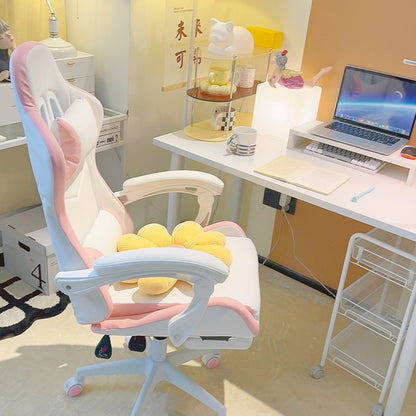 Charming and Cozy Gaming Chair for Girls - Perfect for Comfort and Style