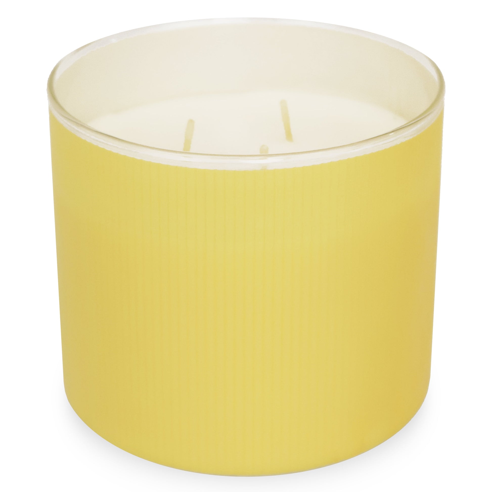 Textured 3-Wick Candle with Spring Honeysuckle Scent, 14 Oz