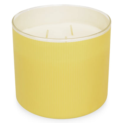 Textured 3-Wick Candle with Spring Honeysuckle Scent, 14 Oz