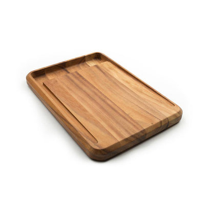 Acacia Wood Edge Grain Cutting Board - 10.5" x 15" x 1.25" Rectangle