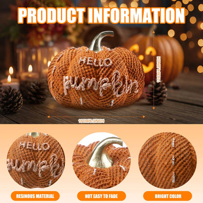 Autumn Pumpkin Home Decor: Elegant Fall Decorations for Thanksgiving Celebrations