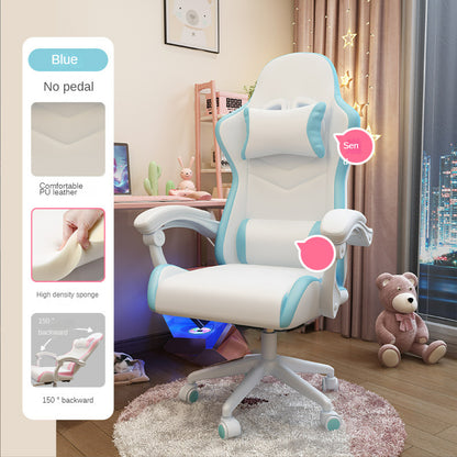 Charming and Cozy Gaming Chair for Girls - Perfect for Comfort and Style