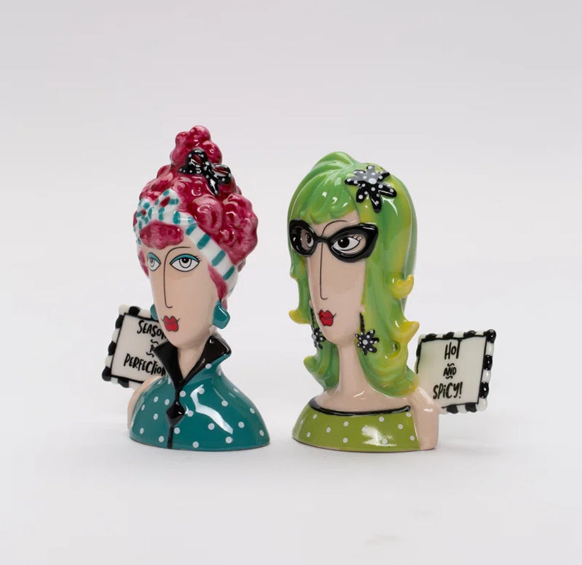 Elegant Ceramic Salt and Pepper Shaker Set