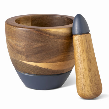 Acacia Wood Mortar and Pestle Set