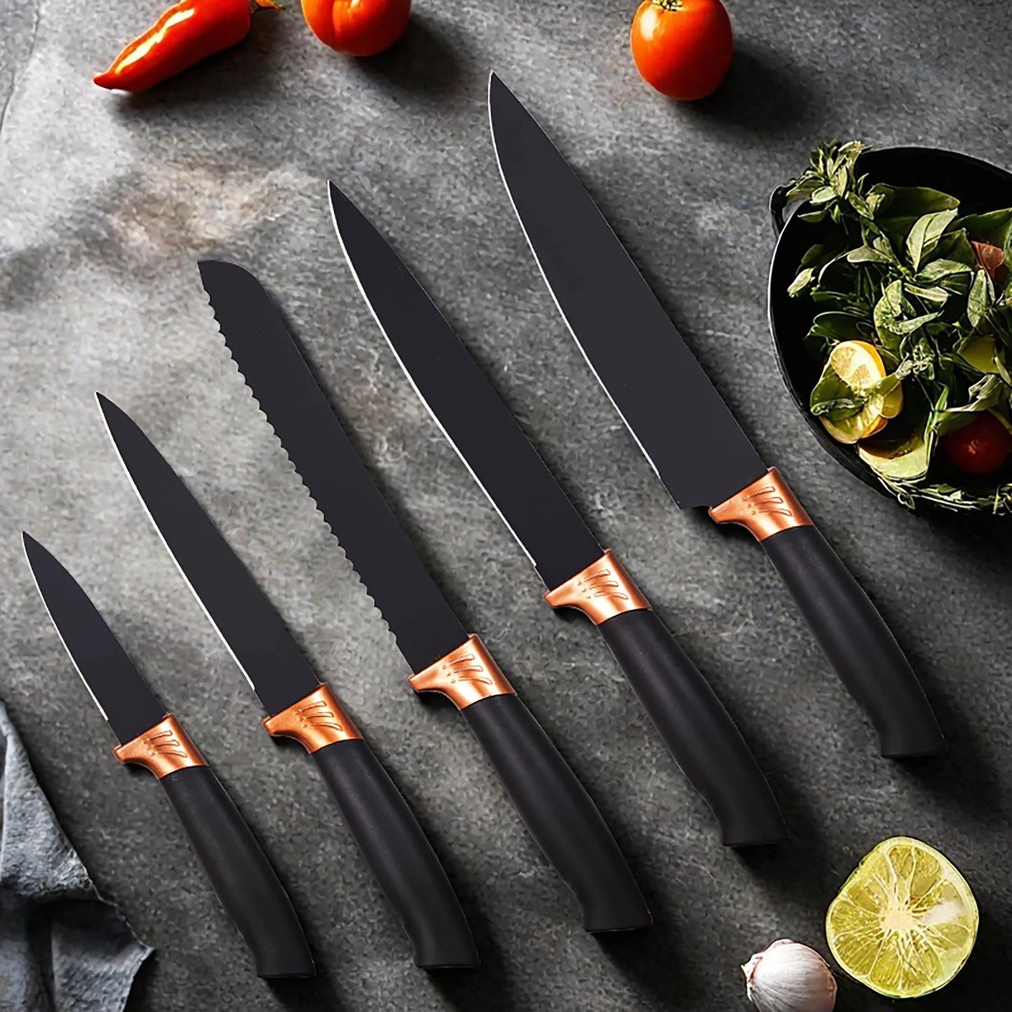 19-Piece Heat-Resistant Silicone Kitchen Utensil Set - Non-Stick and Easy to Clean, Black