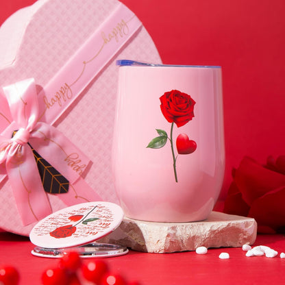 Elegant Pink Rose Spa Gift Basket for Mother's Day and Birthdays