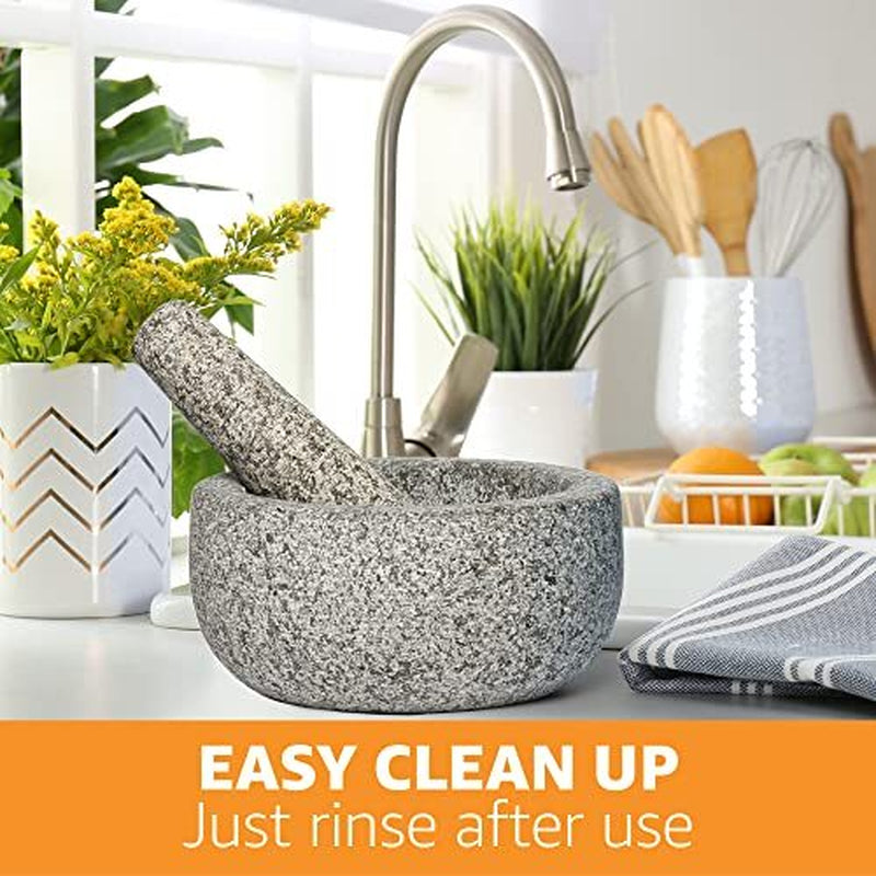 Premium Hand-Carved Heavy Duty Mortar and Pestle Set in Various Sizes and Colors