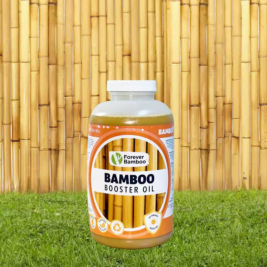 Eco-Friendly UV and Water-Resistant Wood Oil Finish for Bamboo Fences, Poles, and Outdoor Furniture - 32 Oz.