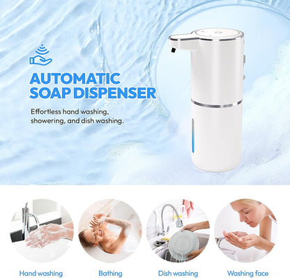 1-2 Pack Automatic Soap Dispenser, Foaming Soap Dispenser for Bathroom & Kitchen