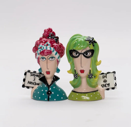 Elegant Ceramic Salt and Pepper Shaker Set