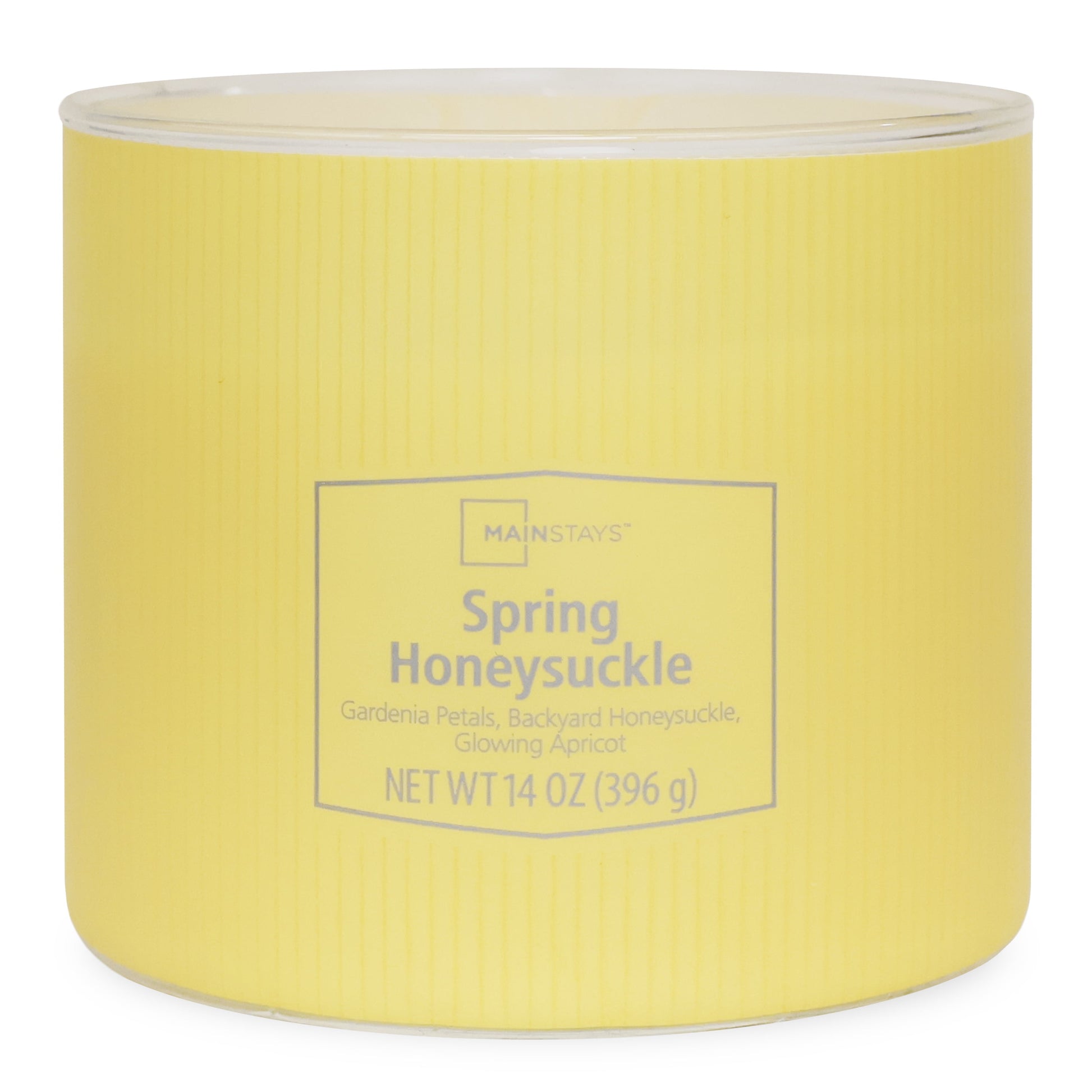 Textured 3-Wick Candle with Spring Honeysuckle Scent, 14 Oz