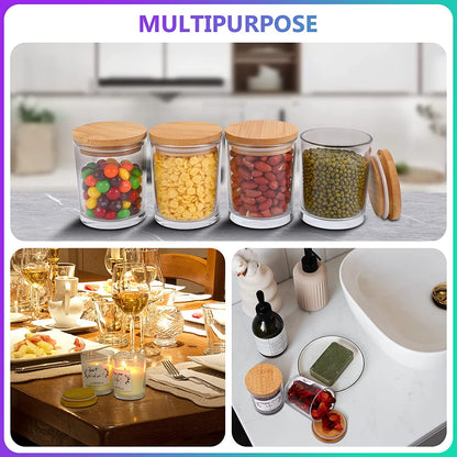 Bulk Set of 20 Candle Jars with Lids - Complete Candle Making Kit