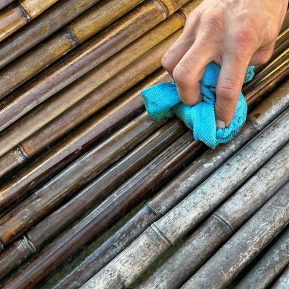 Eco-Friendly UV and Water-Resistant Wood Oil Finish for Bamboo Fences, Poles, and Outdoor Furniture - 32 Oz.