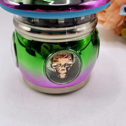 Large Manual Mushroom Herb Grinder - Spice, Pepper, Salt, and Tobacco Mortar and Pestle for Smoking Accessories