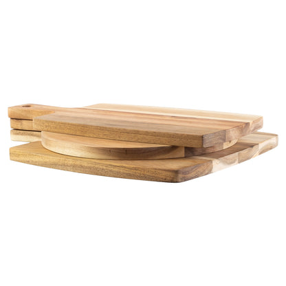 Acacia Wood Cutting Board Set - 3-Piece Collection by Classic Cuisine